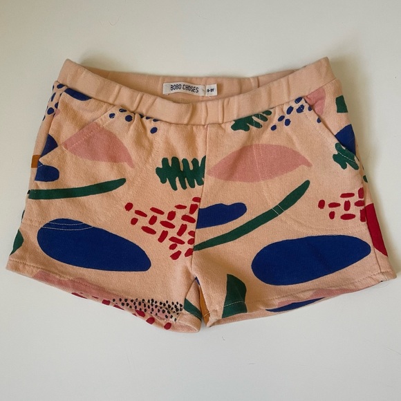 Bobo Choses Other - Bobo Choses Kids’ Matisse Shorts in Apricot Wash